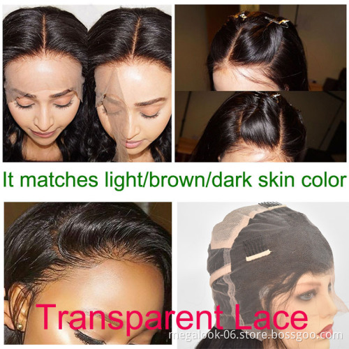 100 Percent Full Lace Human Hair Wig, Cheap Overnight Megalook Full Lace Wigs In Brazilian